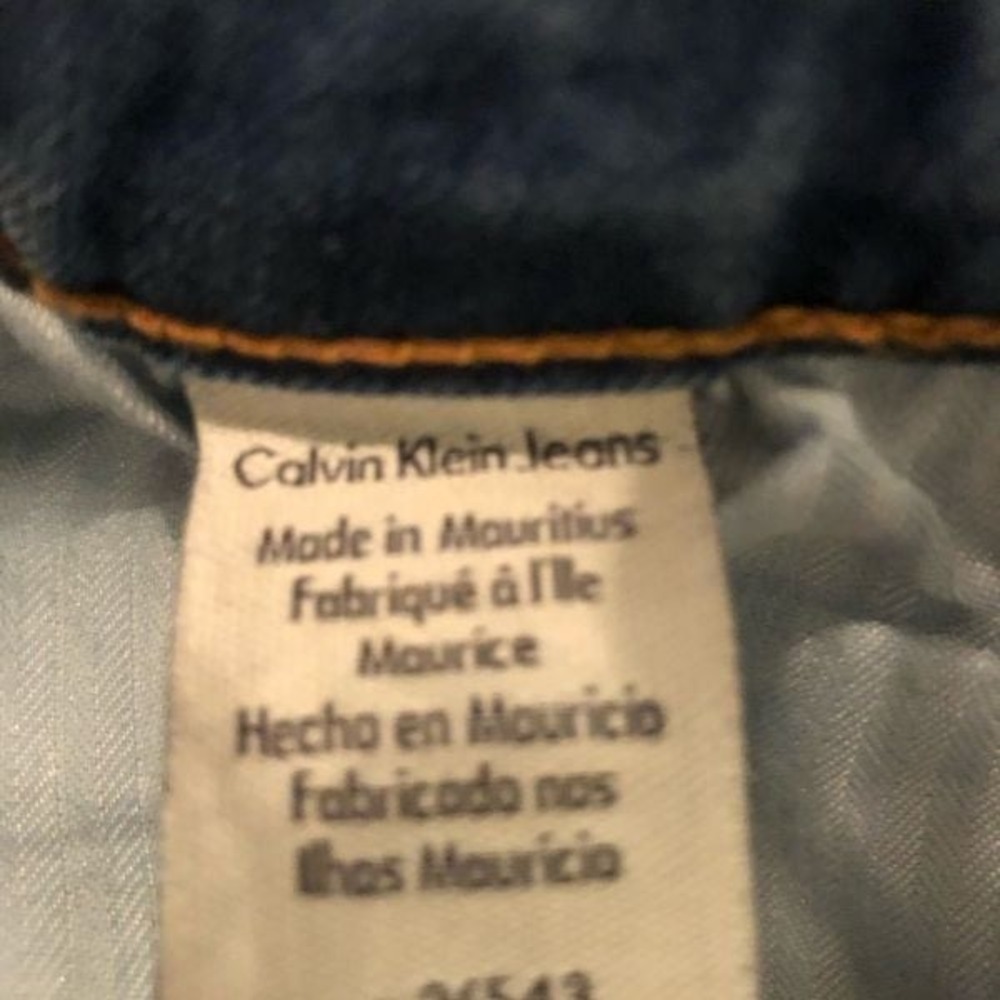NWT Calvin Klein Modern Boot Blue Denim 31x30 Very Flattering Fit Vintage Look - Picture 5 of 8
